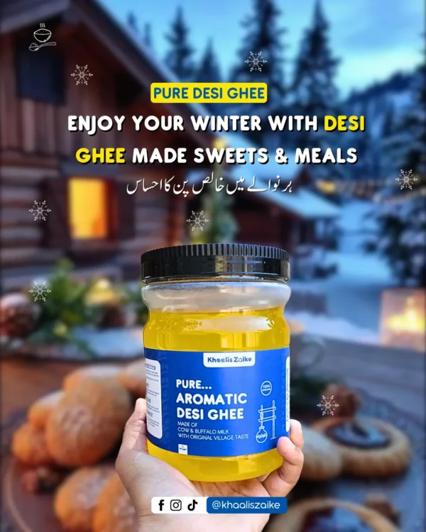 A jar of pure desi ghee to be sell in Pakistan