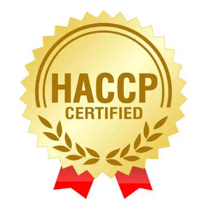 Khaalis Zaike HACCP Certificate