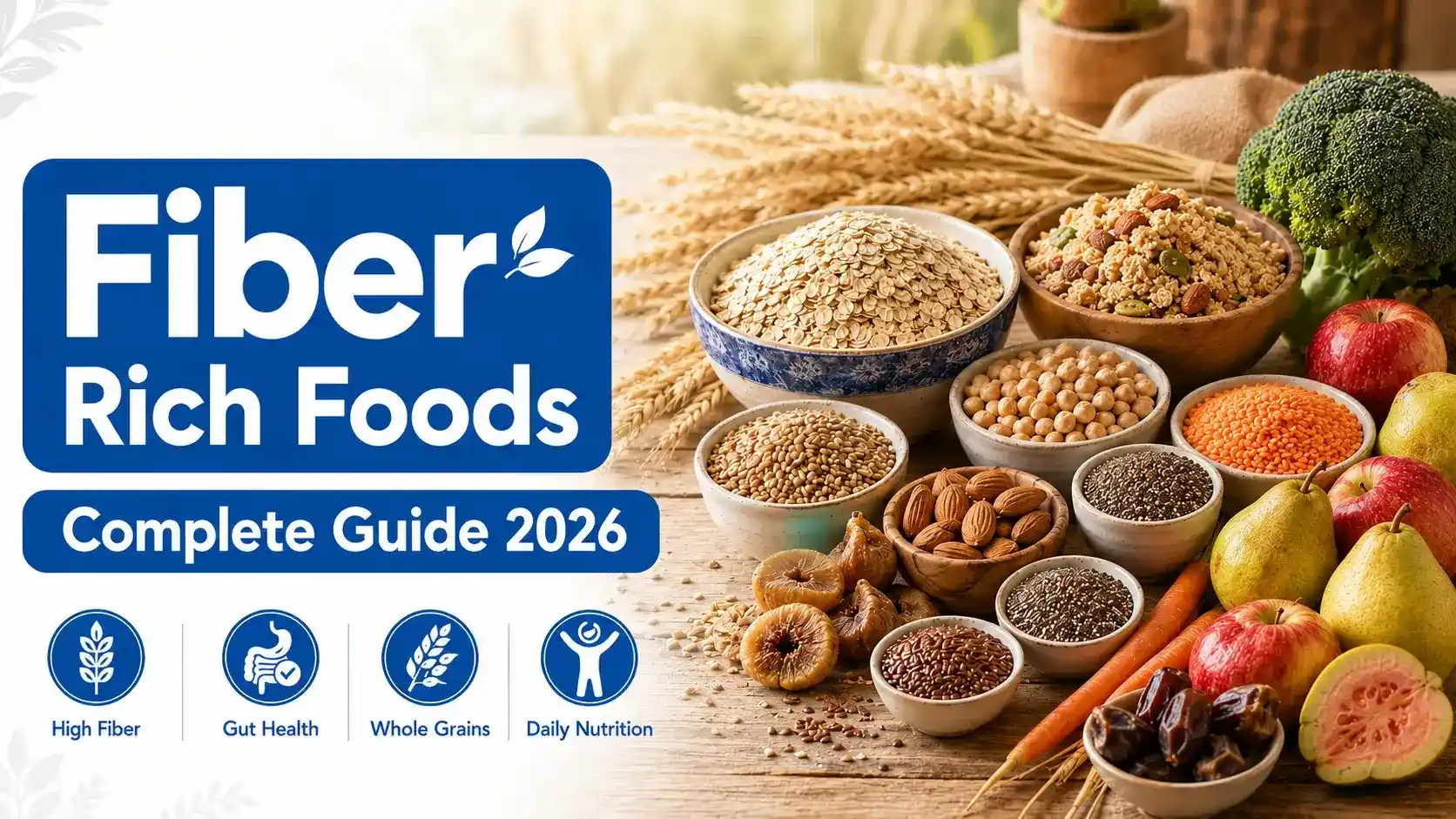 Top 50 Fiber-Rich Foods in Pakistan: Complete Chart + Urdu Guide