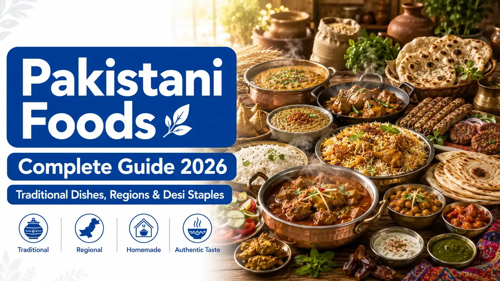 Pakistani Foods: The Complete Guide to Traditional Dishes, Regions & Desi Staples